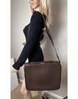 Louis Vuitton Taiga Odessa Laptop Brown Leather Briefcase