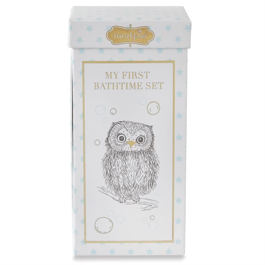 My First Bath Washcloths Blue