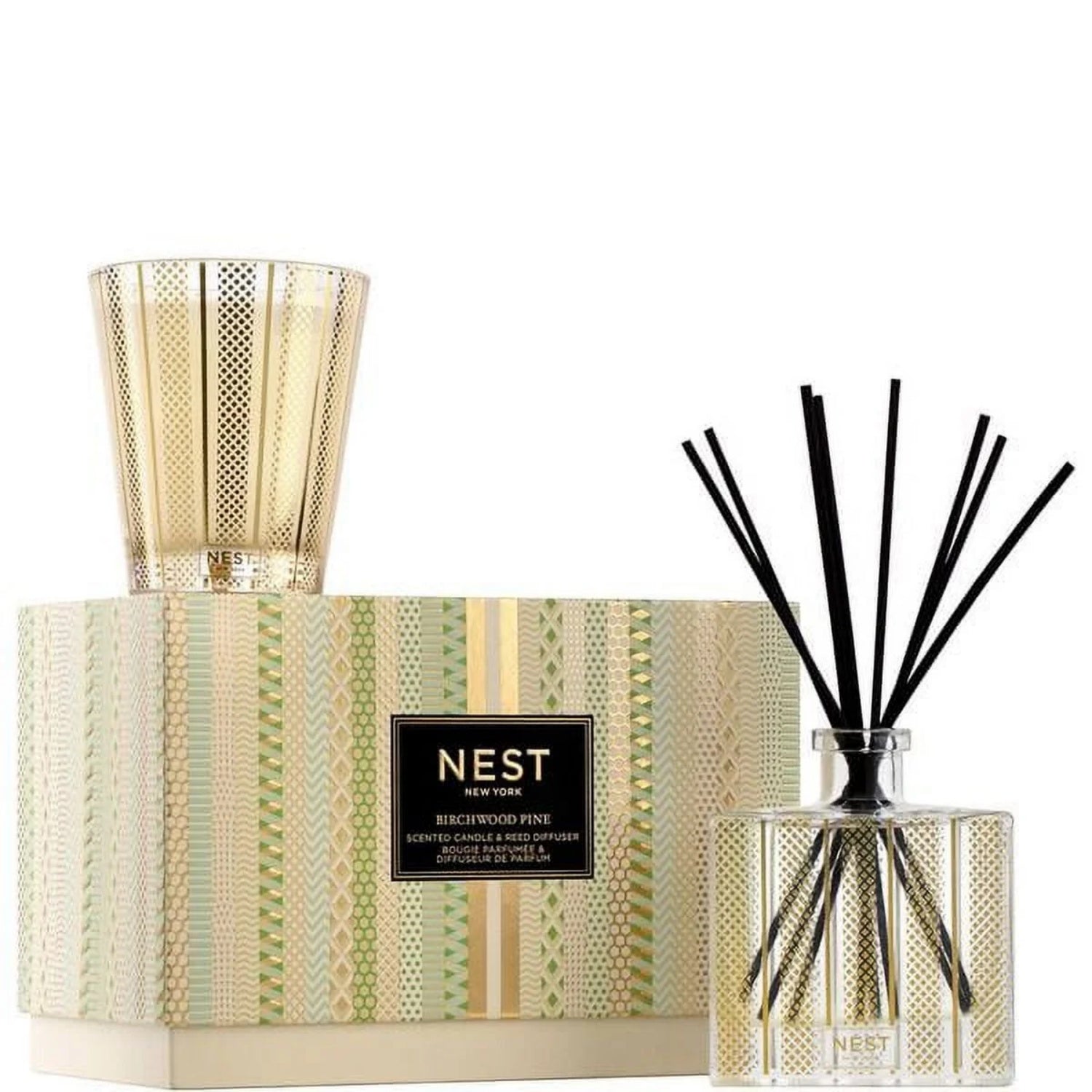 Nest New York Birchwood Pine Classic Candle &amp; Reed Diffuser Set