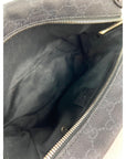 Gucci Black GG Supreme Selleria Square Messenger Bag