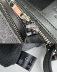 Gucci Black GG Supreme Selleria Square Messenger Bag