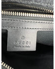 Gucci Black GG Supreme Selleria Square Messenger Bag