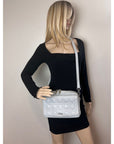 Christian Dior Lambskin Cannage Stardust Small Camera Crossbody Bag