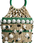 Dolce & Gabbana Rafia Seashells Bucket Bag