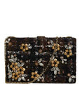 Dolce & Gabbana Floral Tweed Evening Clutch