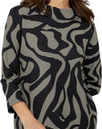 Compli K Abstract Crew Neck Top 34044