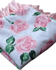 Pink Roses Teether Blanket