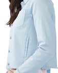 FDJ Frayed Hem Shirt Jacket 1939511