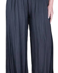 Tina Stephens Mercedes Foldover Waist Silk Pant PL203