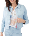 FDJ Frayed Hem Shirt Jacket 1939511
