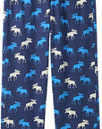 Hatley Blue Moose Man Pants