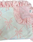 Beautifully Bowed Baby Teether Blanket