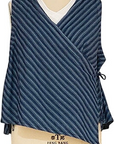 Citron Bleu Pinstripe Vest 20134-N16