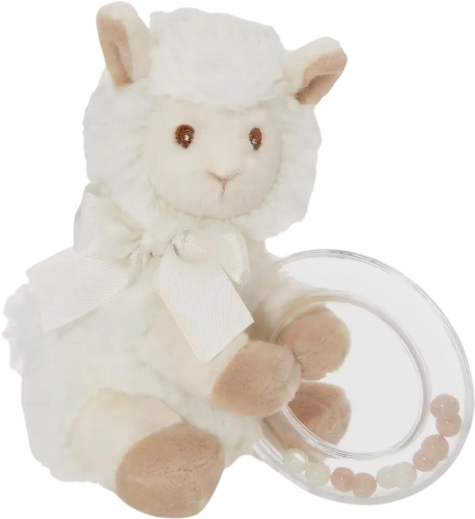Bearington Lil Alma Llama Baby Rattle 195771