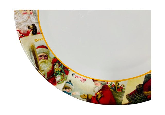 Vintage Santa Serving Platter