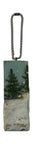 Trish McFerran Snowboarder Encaustic Art Ornament