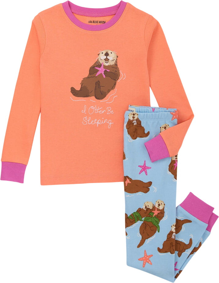 Hatley Happy Otters Pajama Set