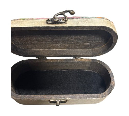 Trish McFerran Encaustic Art Floral Treasure Box