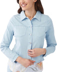 FDJ Frayed Hem Shirt Jacket 1939511