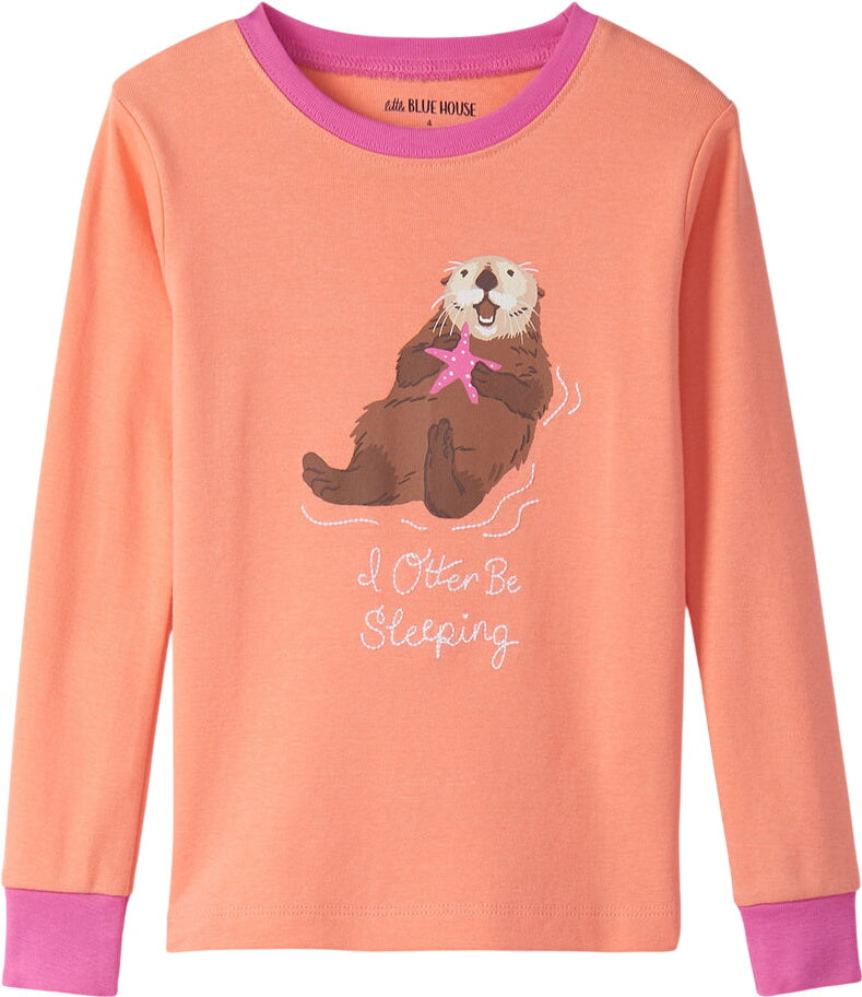 Hatley Happy Otters Pajama Set