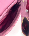 Miu MIU Matelasse Pink Nappa Leather Shoulder Bag
