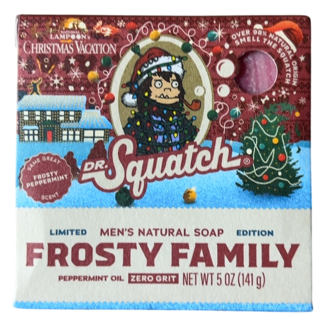 Dr. Squatch Christmas Vacation Frosty Family Bar Soap