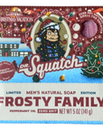 Dr. Squatch Christmas Vacation Frosty Family Bar Soap