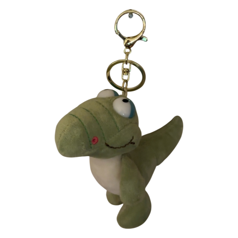 Dinosaur Plush Keychain Bag Charm