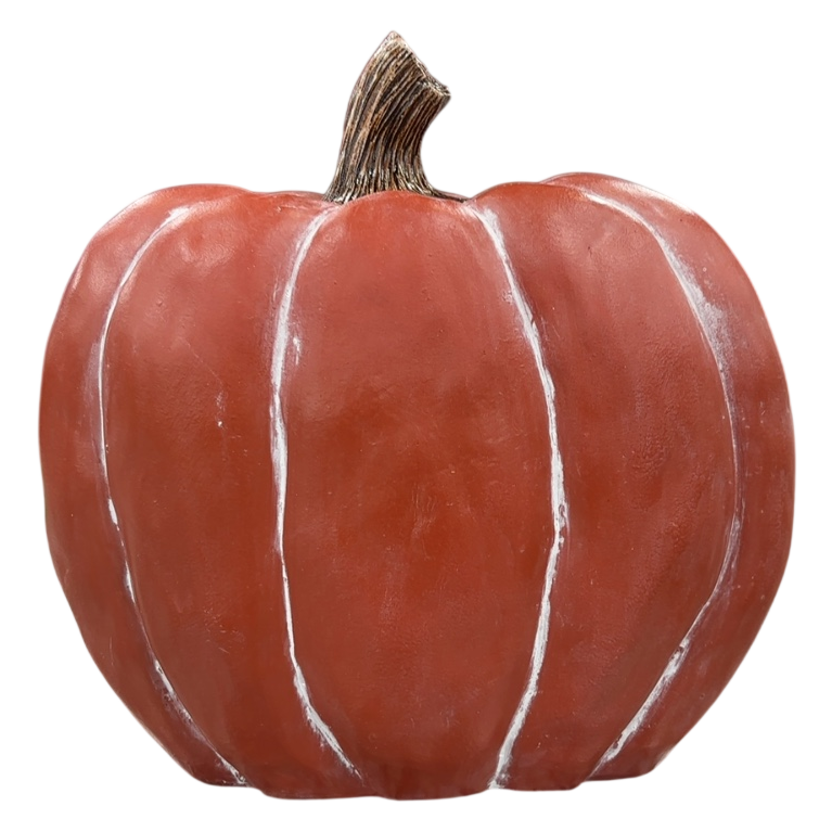 Rustic Resin Pumpkin Decor