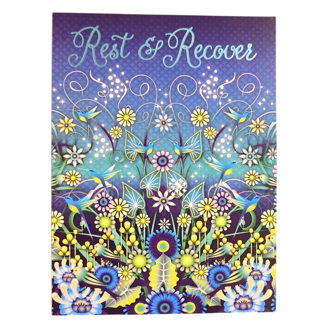 Rest and Recover Get Well Greeting Card