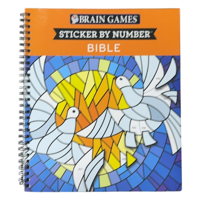 Brain Games Sticker by Number Bible Edition