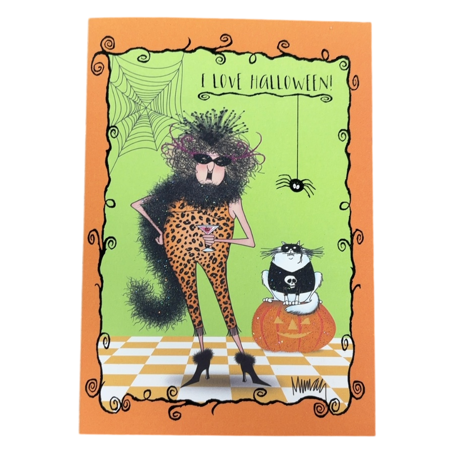 Plenty of Candy, No Relatives Halloween Card
