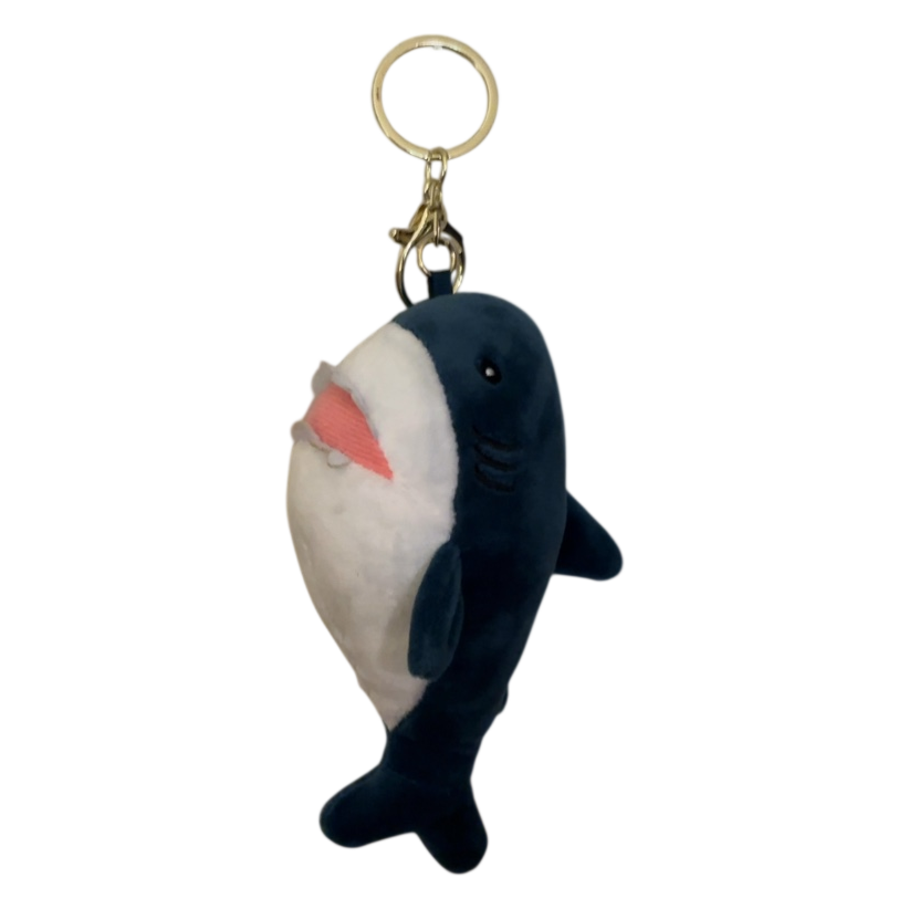 Plush Shark Keychain Bag Charm