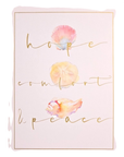 Hope Comfort and Peace Seashell Greeting Card