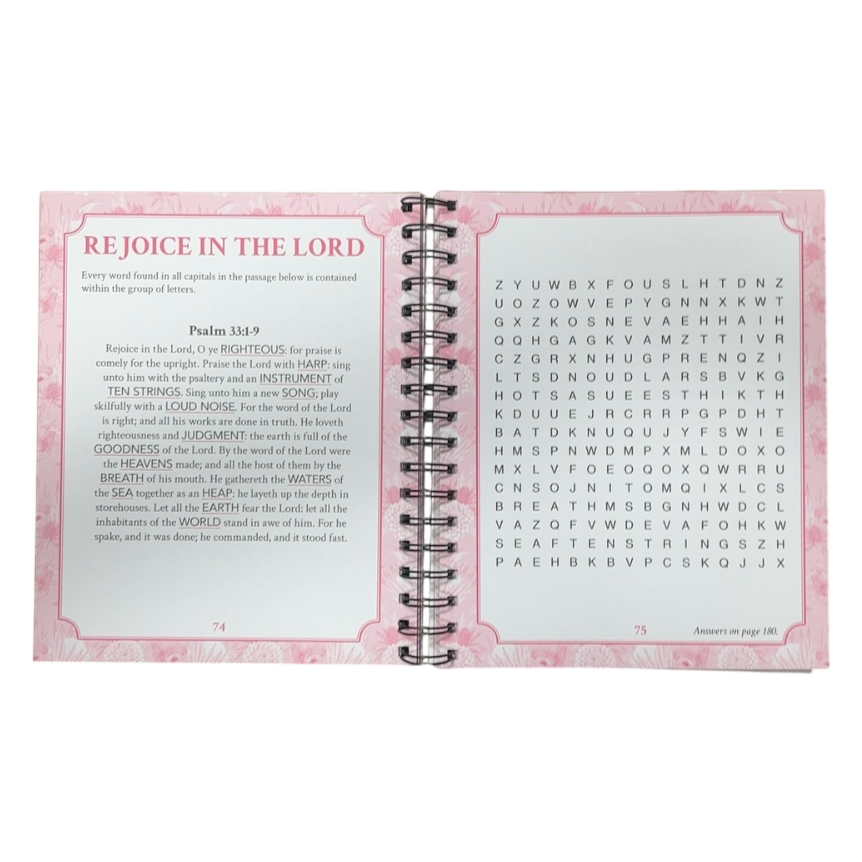 Brain Games Large Print Psalms Bible Word Search