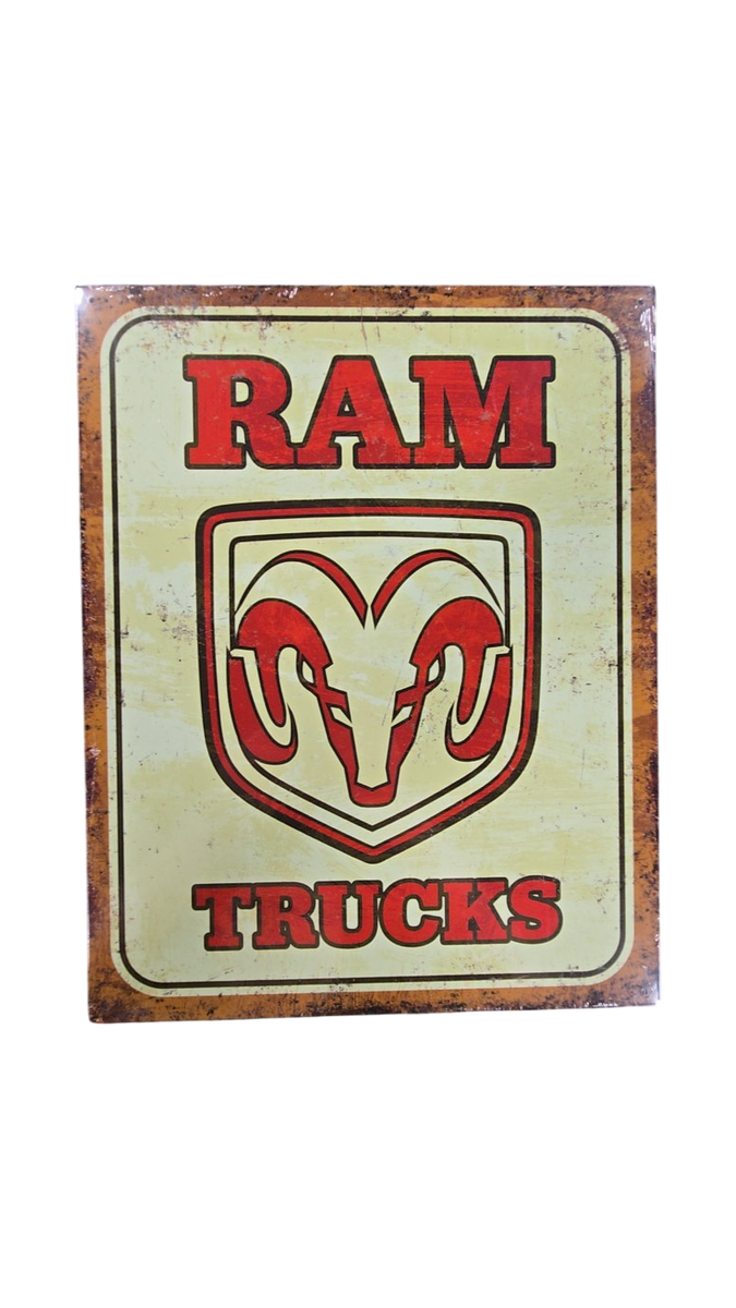 RAM Trucks Vintage-Style Metal Sign