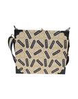 Coach-Inspired Signature Print Cigar Box Handbag