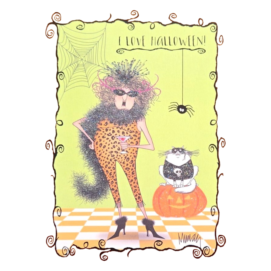 Plenty of Candy, No Relatives Halloween Card