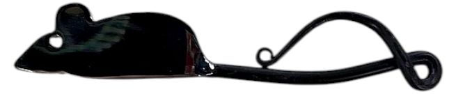 Black Mouse Cheese Knife