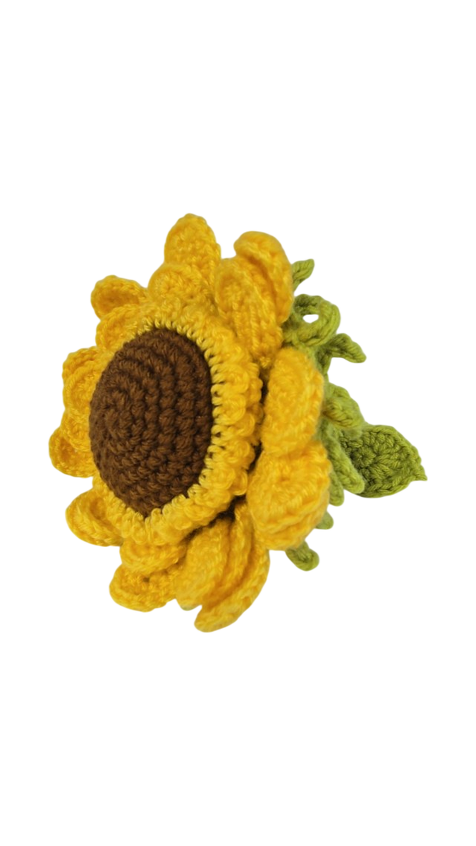 Handmade Crochet Sunflower Princess