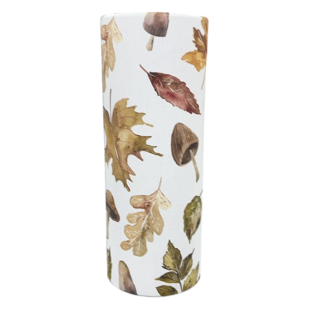 Harvest 2 Leaves and Mushrooms Car Cup Holder Tissue Holder