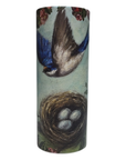 Bluebird & Nest Vintage Art Tissue Tube – Cup Holder Size