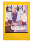Funny Doctor Trouser Height Greeting Card