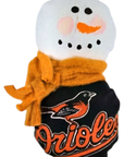 Baltimore Orioles Snowman Plush Stuffed Figure MLB Baseball