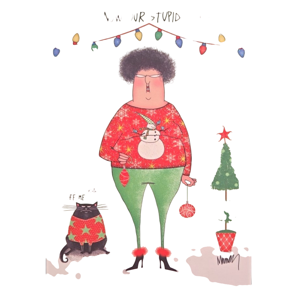 Don We Now Our Stupid Sweaters Christmas Card
