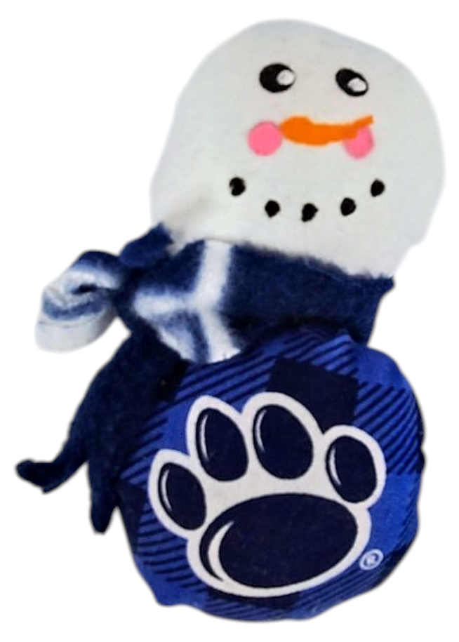 Penn State Nittany Lions Snowman Plush Ornament