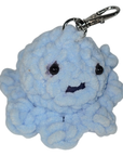 Crochet Octopus Squishy Keychain – Light Blue