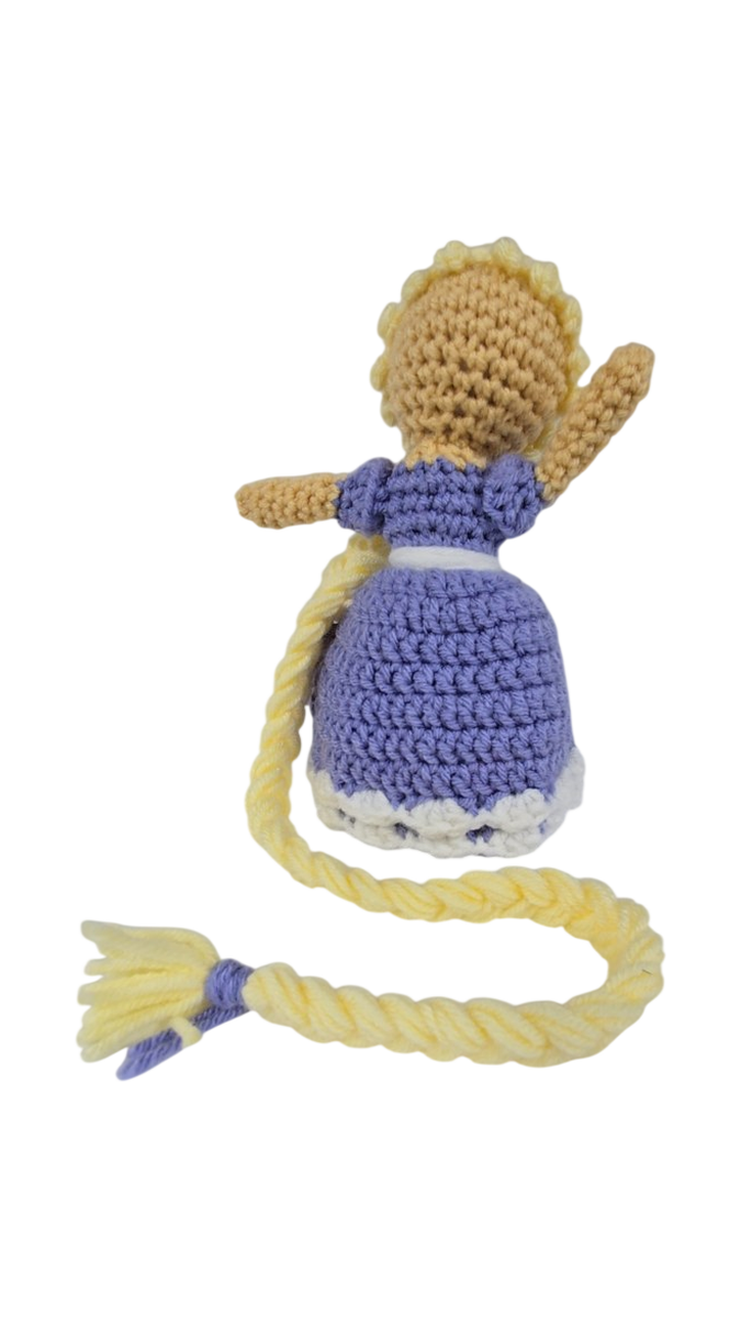 Handmade Crochet Rapunzel Princess Amigurumi Dolll