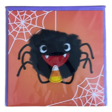 Papyrus Halloween Card (Spider &amp; Candy Corn)