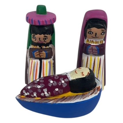 Nativity Set Balsa Wood Ornament
